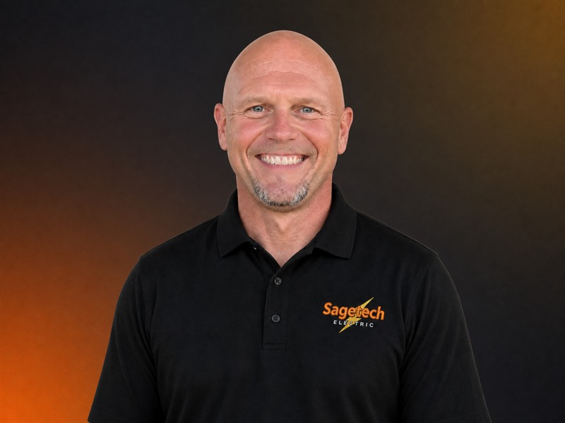 Rick Swain, Project Manager and Lead Foreman at Sagetech Electric